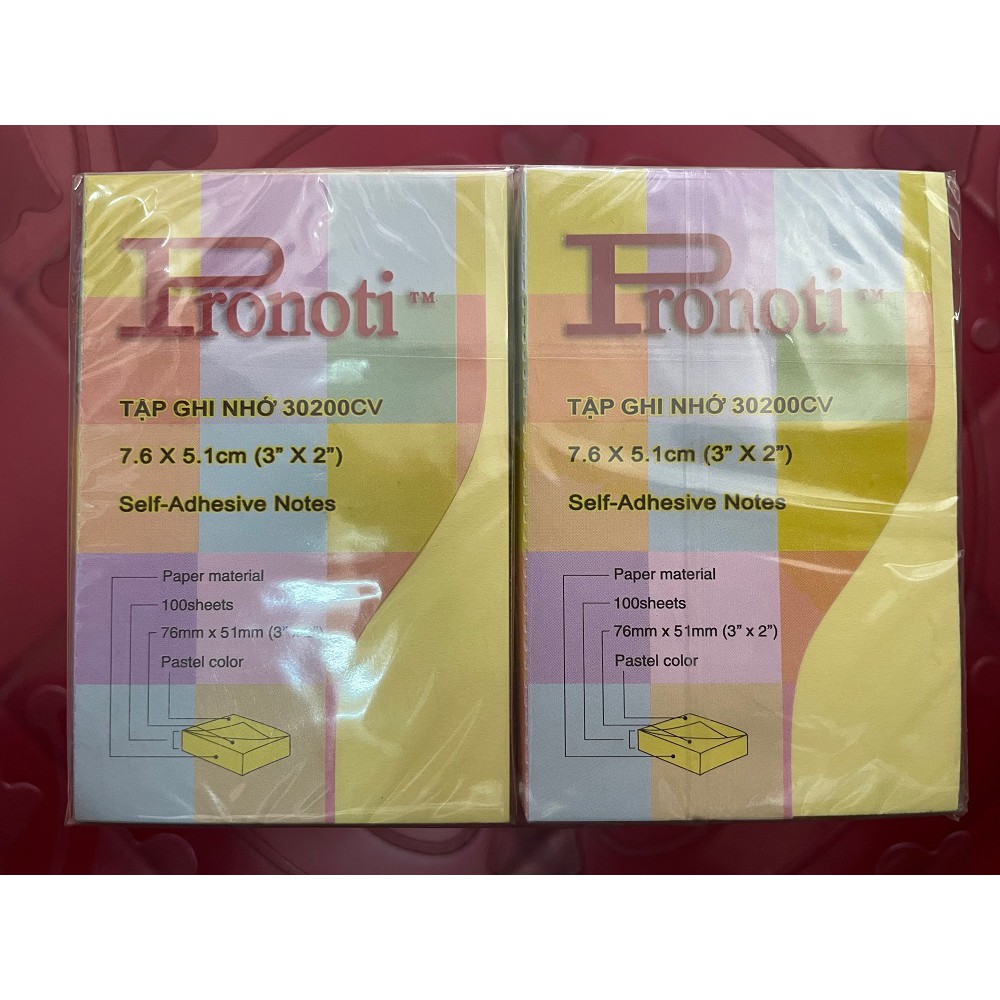 giấy note chú thích mày vàng cỡ 2x3(7,6x5,1cm)