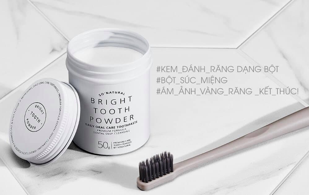 Bột Làm Trắng Răng Bright Tooth Powder 50gr