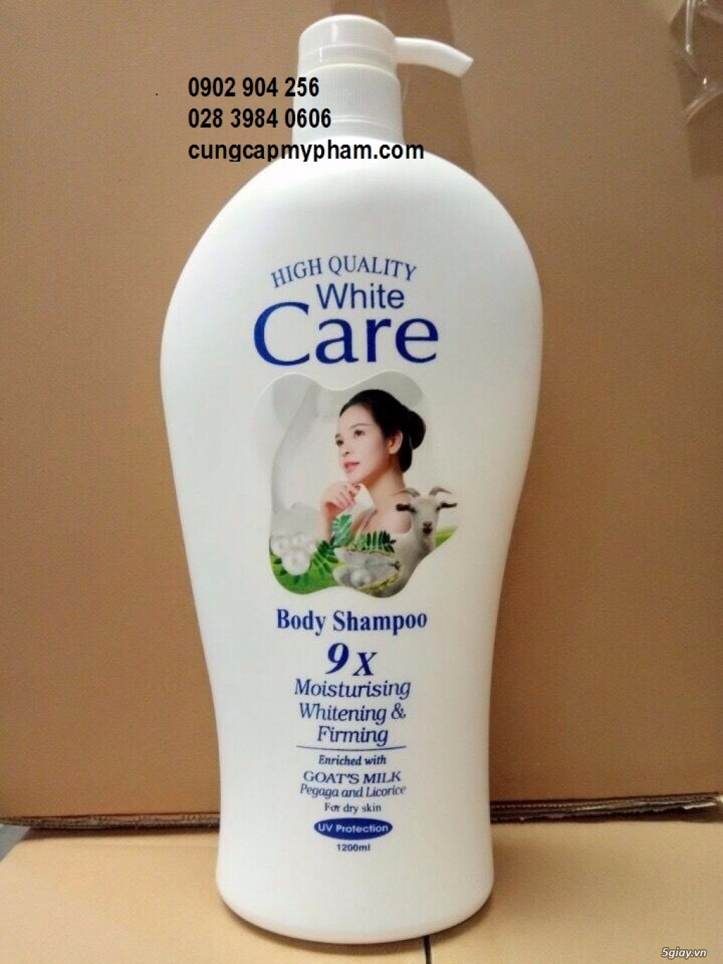 [HCM]ComBo 2 chai SỮA TẮM DÊ WHITE CARE 9X