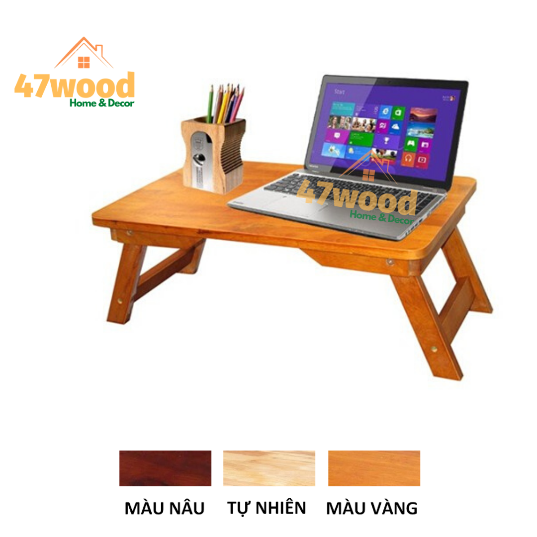 BÀN GỖ CHÂN THANG 50X70CM CHÂN XẾP GỌN