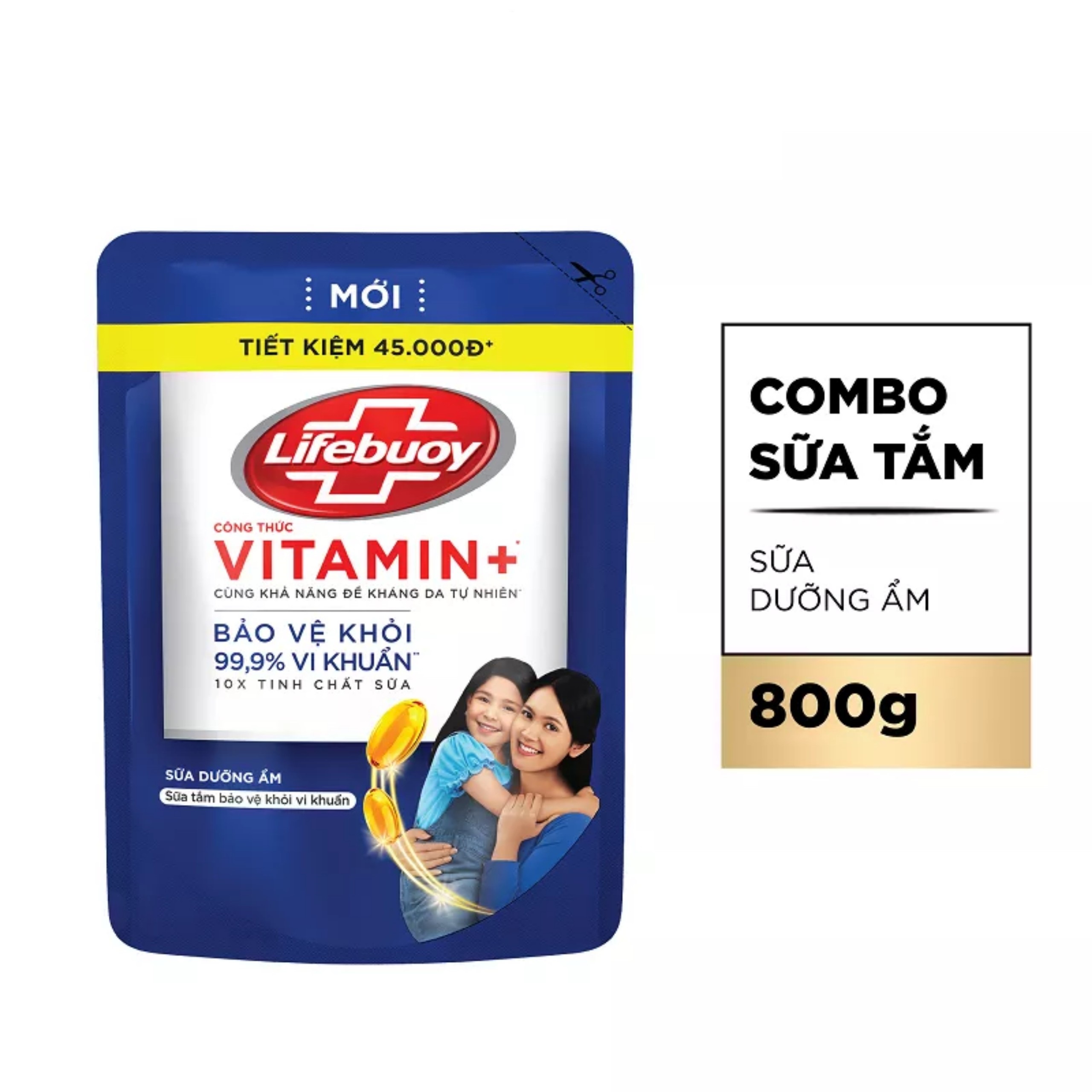 Sữa tắm Lifebuoy / Lifebouy túi 800g
