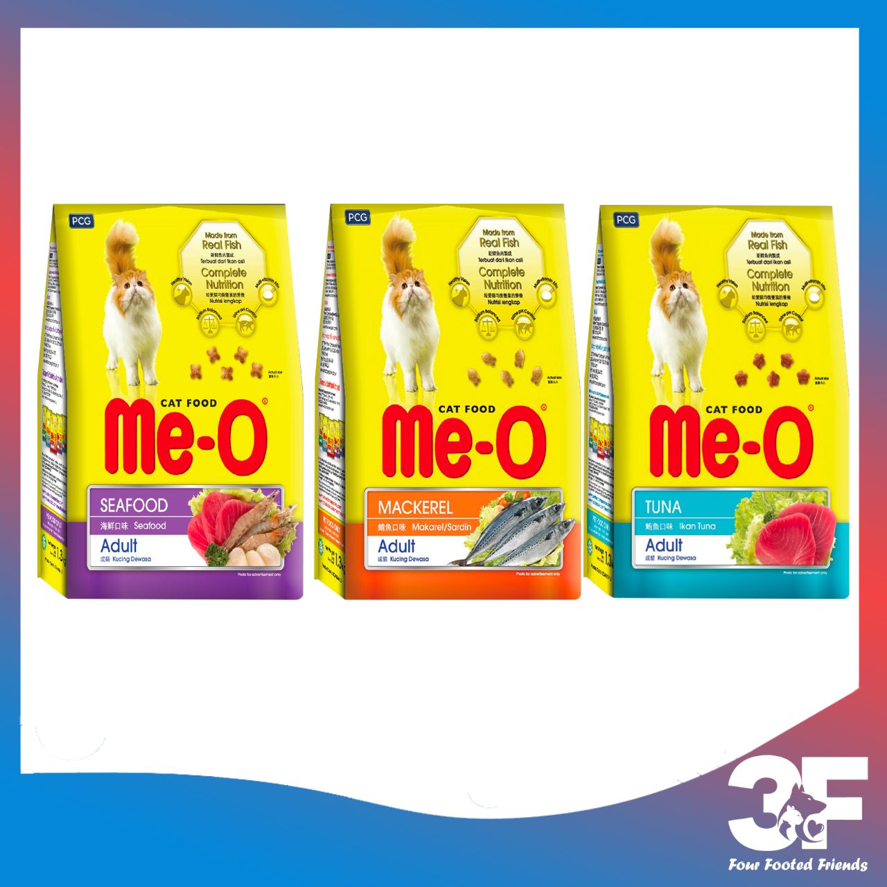 Thức Ăn Hạt Cho Mèo Me-O Bao 7Kg