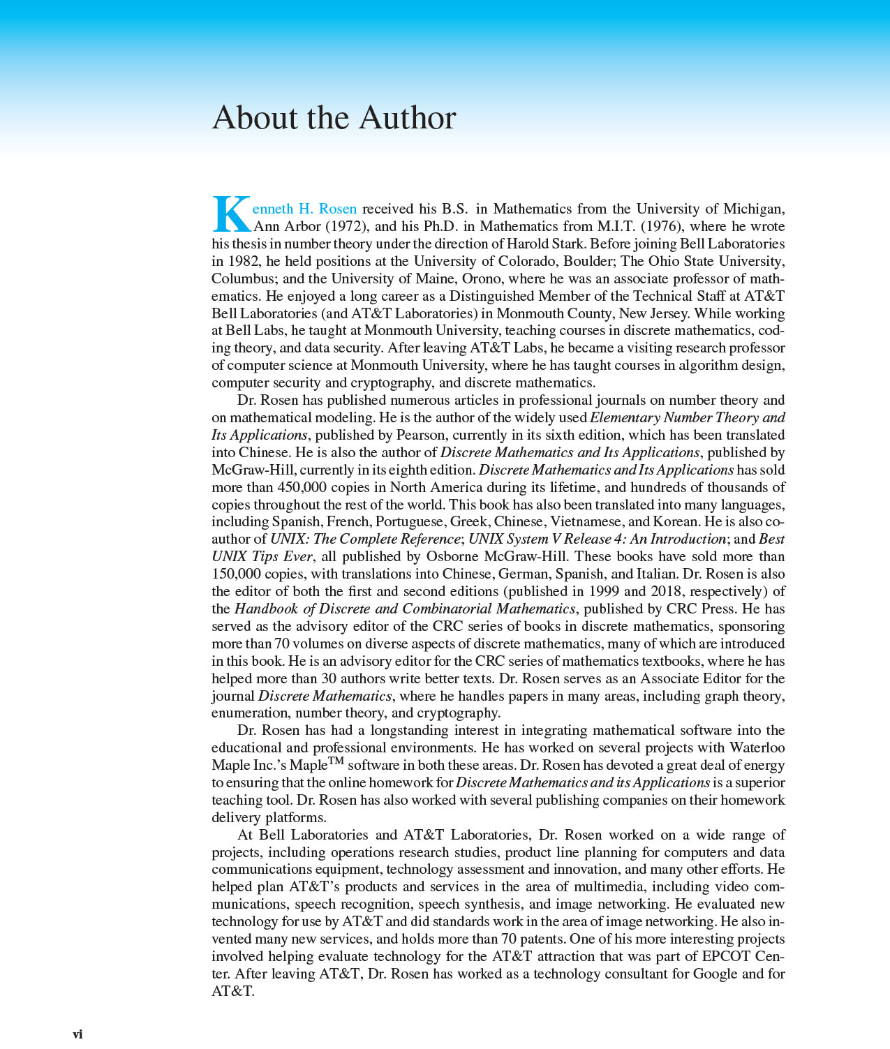Discrete Mathematics and Its Applications