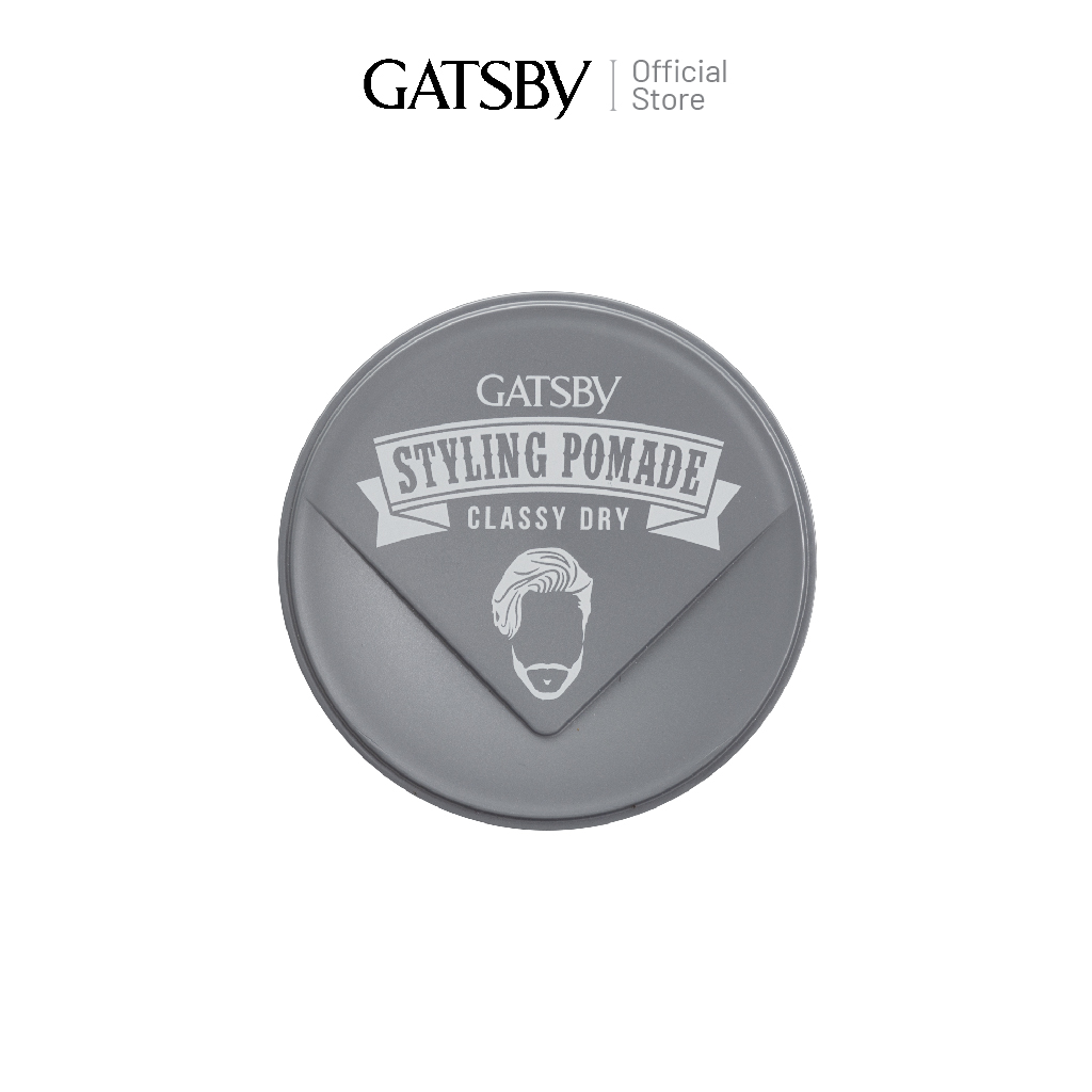 Sáp vuốt tóc GATSBY Styling Pomade Classy Dry, Pomade tạo kiểu Side Wept giữ nếp tóc vững chắc & tự nhiên 75g