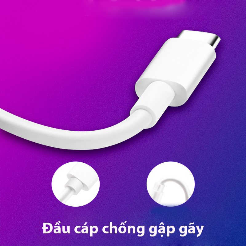 Cáp Super VOOC 65W - Type C (lõi vàng)