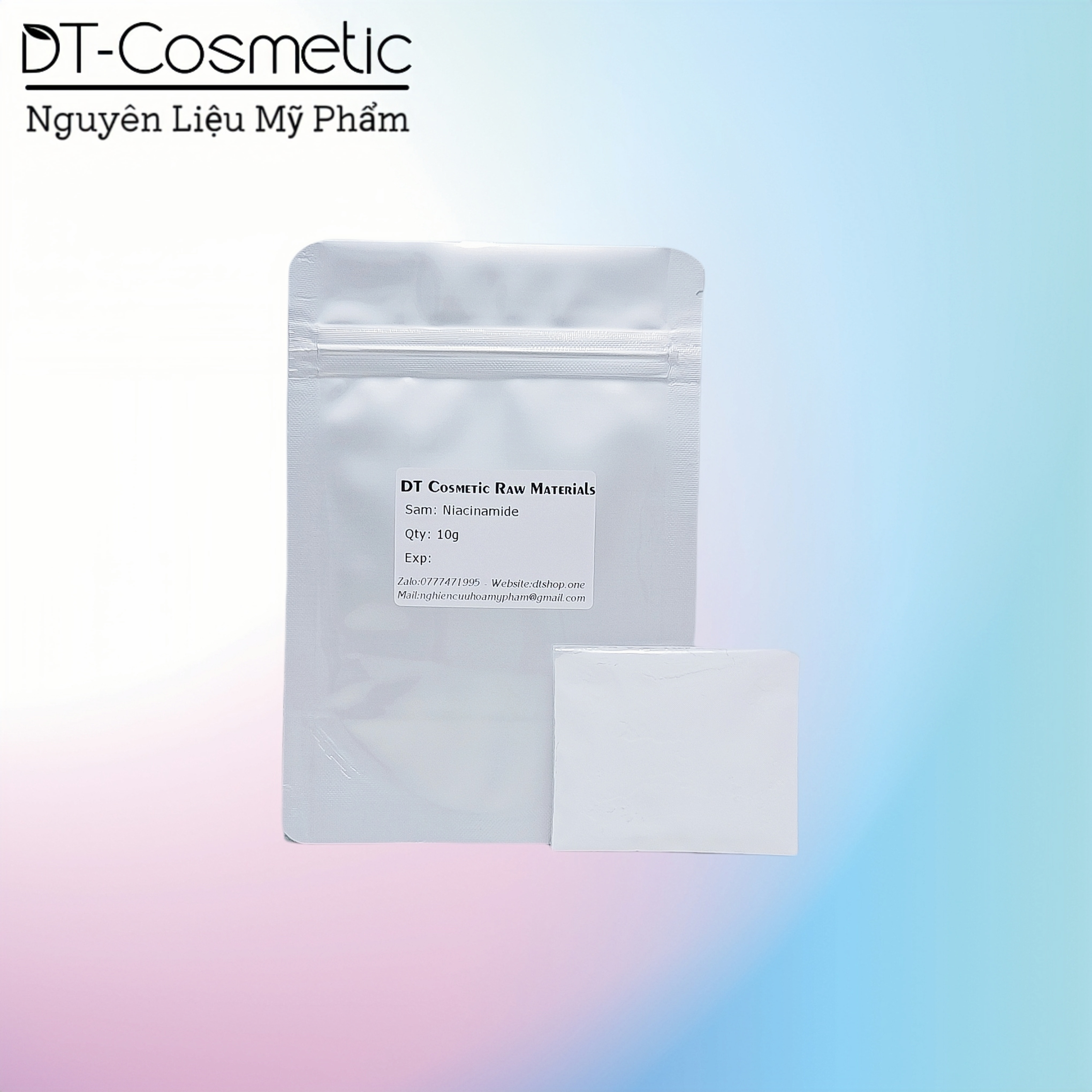 10g/100g niacinamide - hoạt chất làm trắng da - nguyên liệu mỹ phẩm