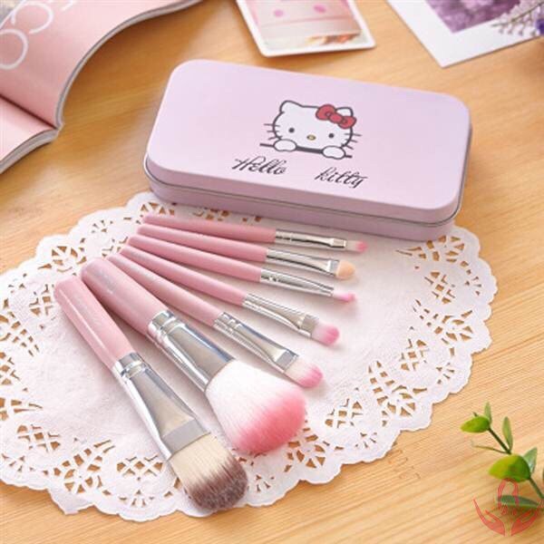 [HCM]Bộ cọ HELLO KITTY 7 món cao cấp