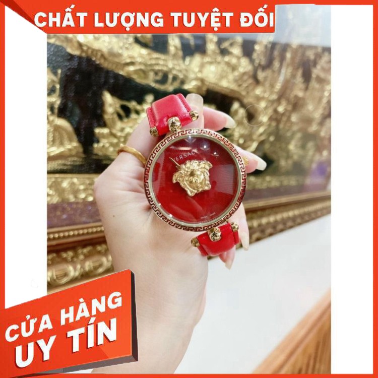 (Bảo hành 12 tháng) Đồng hồ nữ Versace dây da size 30 mm - Đồng hồ VS