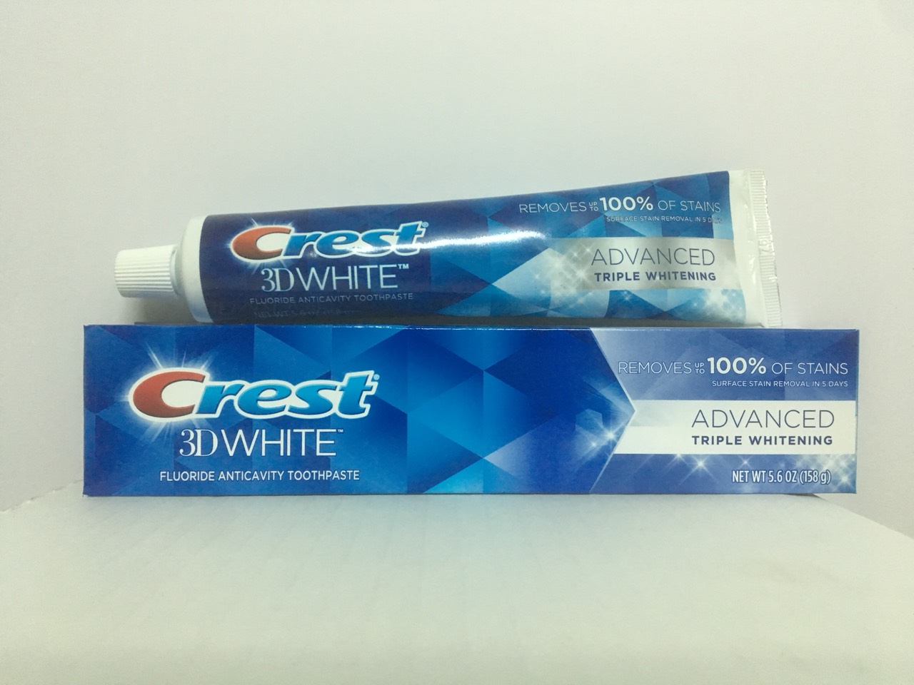 [HCM]Kem Đánh Răng Crest 3D White Advanced 158gr – Mỹ