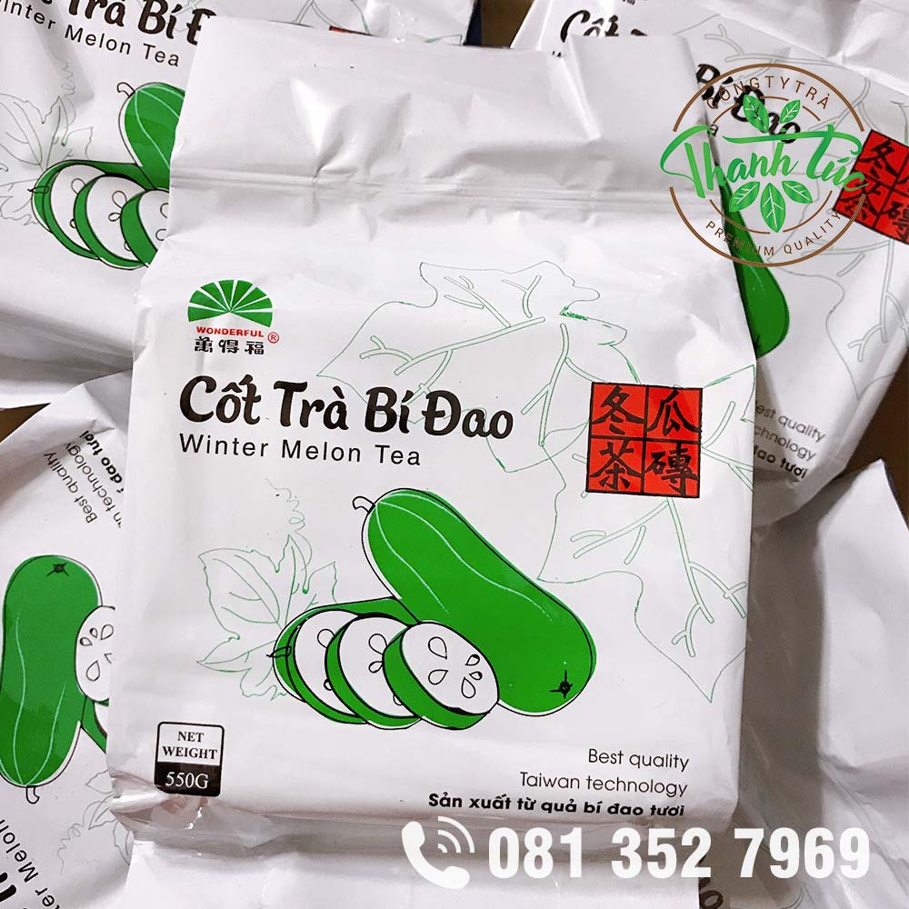 Cốt Trà Bí Đao Wonderful Gói 550gr