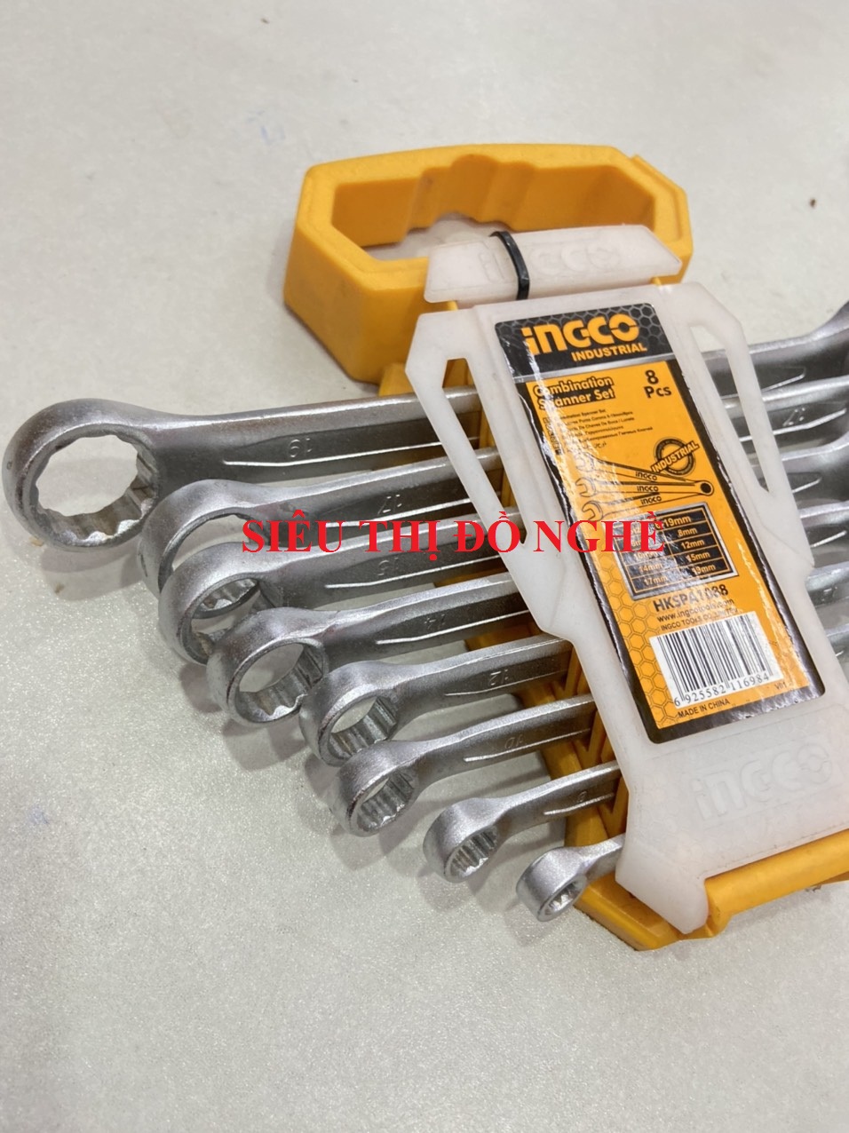 Bộ 8 cờ lê vòng miệng Ingco HKSPA1088