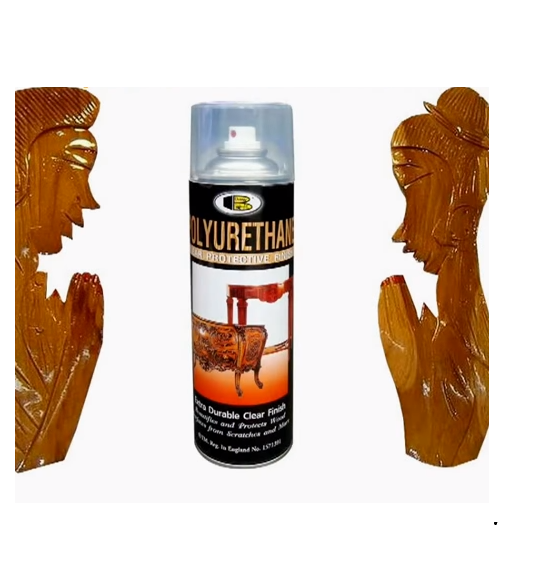 [HCM]Sơn xịt bóng gỗ PU POLYURETHANE- Trong Bóng Bosny
