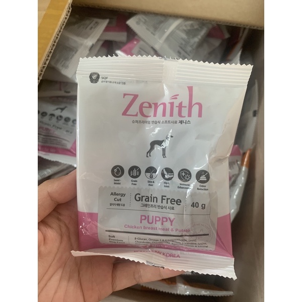 Hạt mềm cho chó ZENITH gói dùng thử 40g