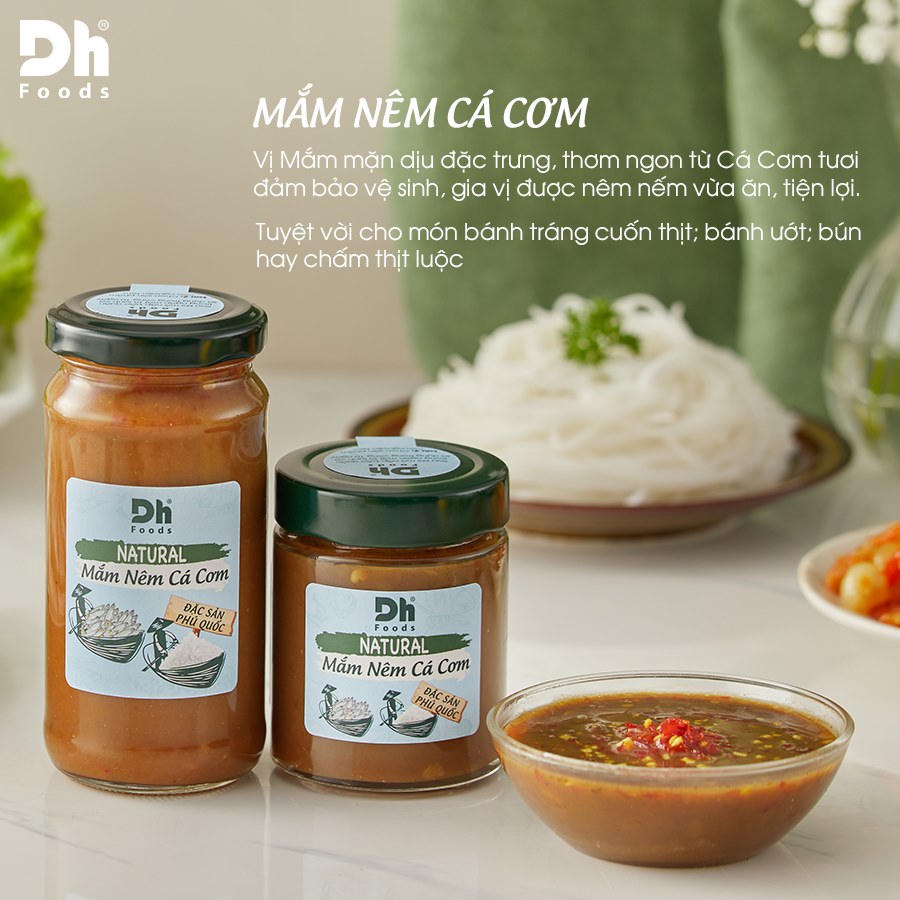 Mắm nêm cá cơm Dh Foods, hũ 240gr