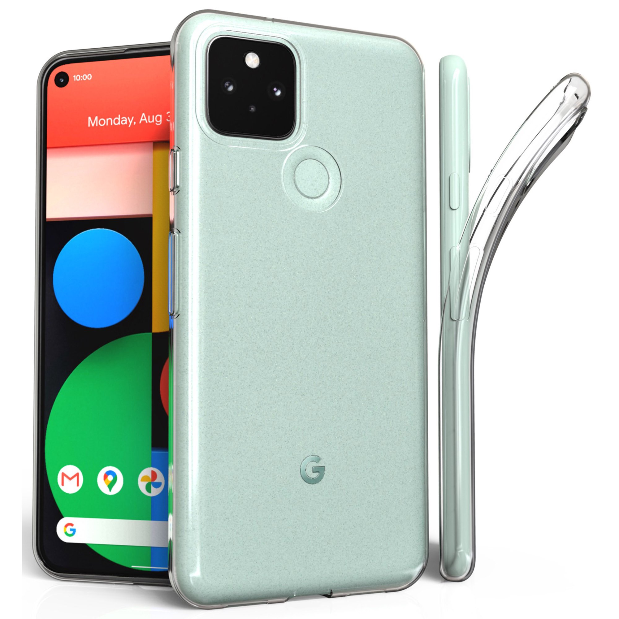 Ốp dẻo trong suốt cho Google Pixel 5 (Hàng loại A)