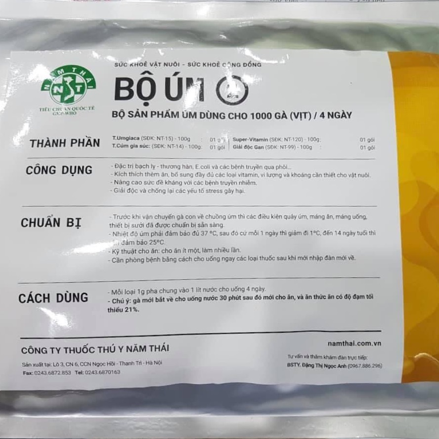 Bộ Úm 2 Năm Thái