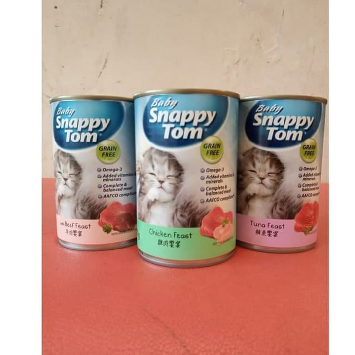Pate Cho Mèo Con Snappy Tom - Lon 150g