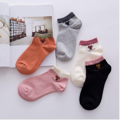 Combo 05 đôi tất MÈO siêu mềm, SIÊU ẤM