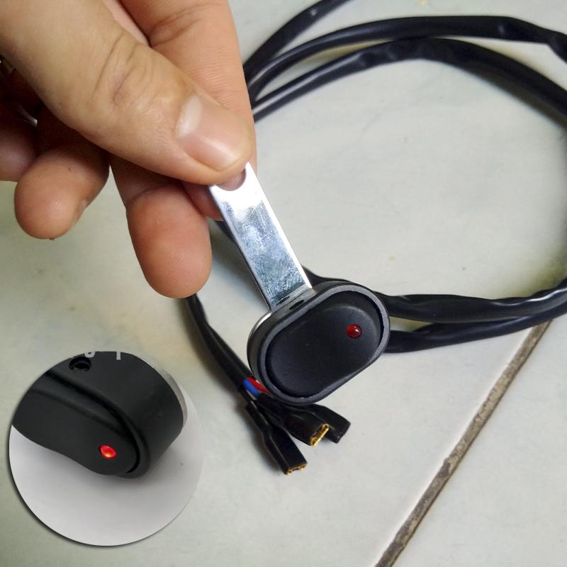 Công Tắc Led chân ốc cho xe máy NK081