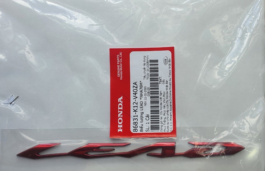 [HCM]TEM SƯỜN HONDA LEAD 125 MÀU ĐỎ