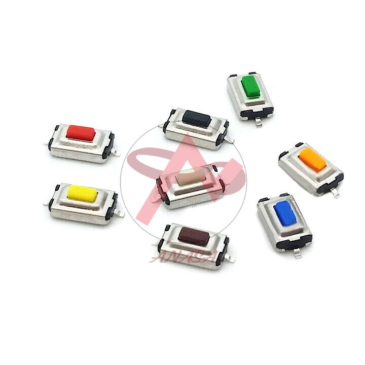 Combo 10 Nút Nhấn Dán 2 Chân 3x6x2.5mm