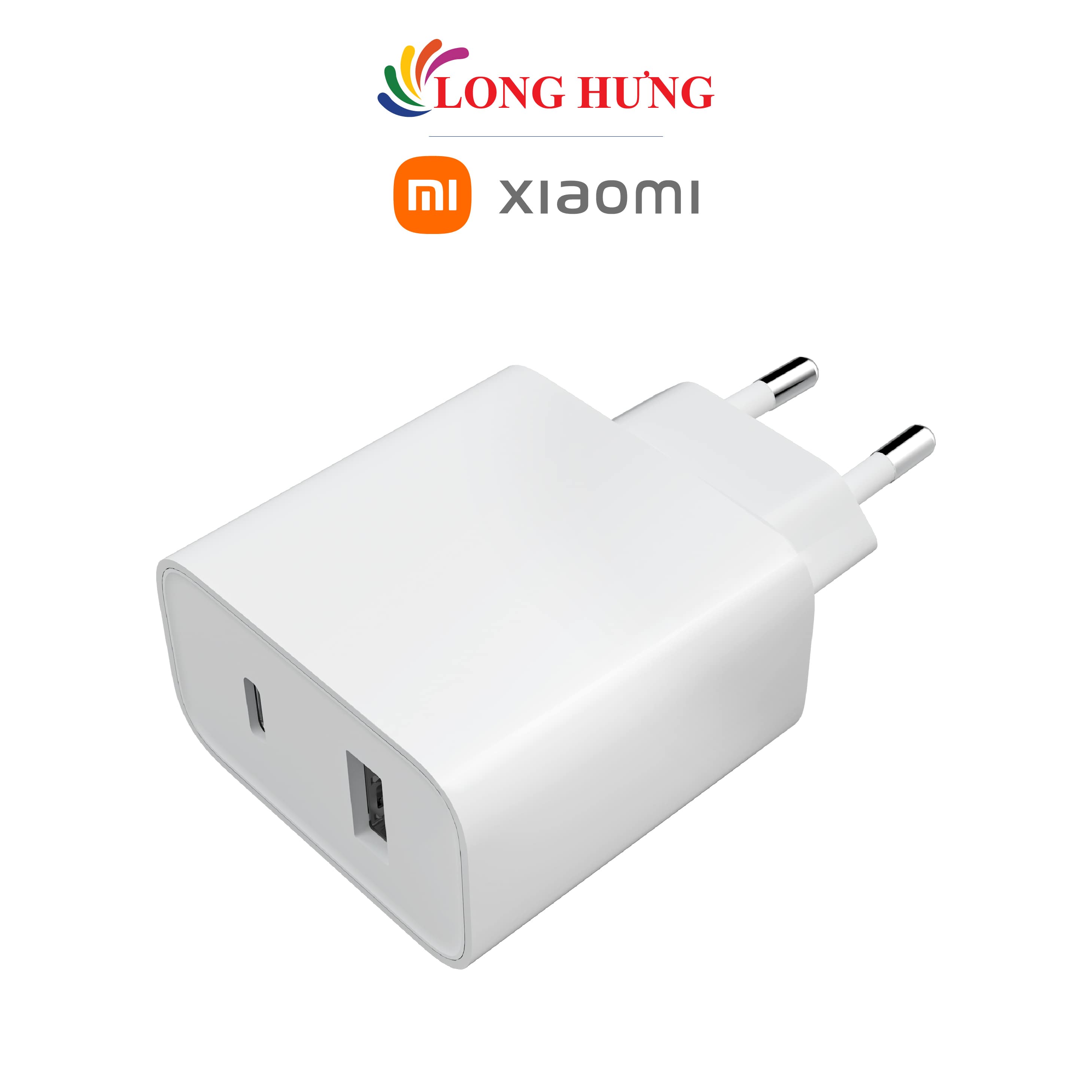Cốc sạc Xiaomi Mi 33W Wall Charger Type-C + Type-A BHR4996GL MDY-11-EX - Hàng chính hãng - Khả năng sạc nhanh 33W, nhỏ gọn dễ dùng, chính hãng Xiaomi