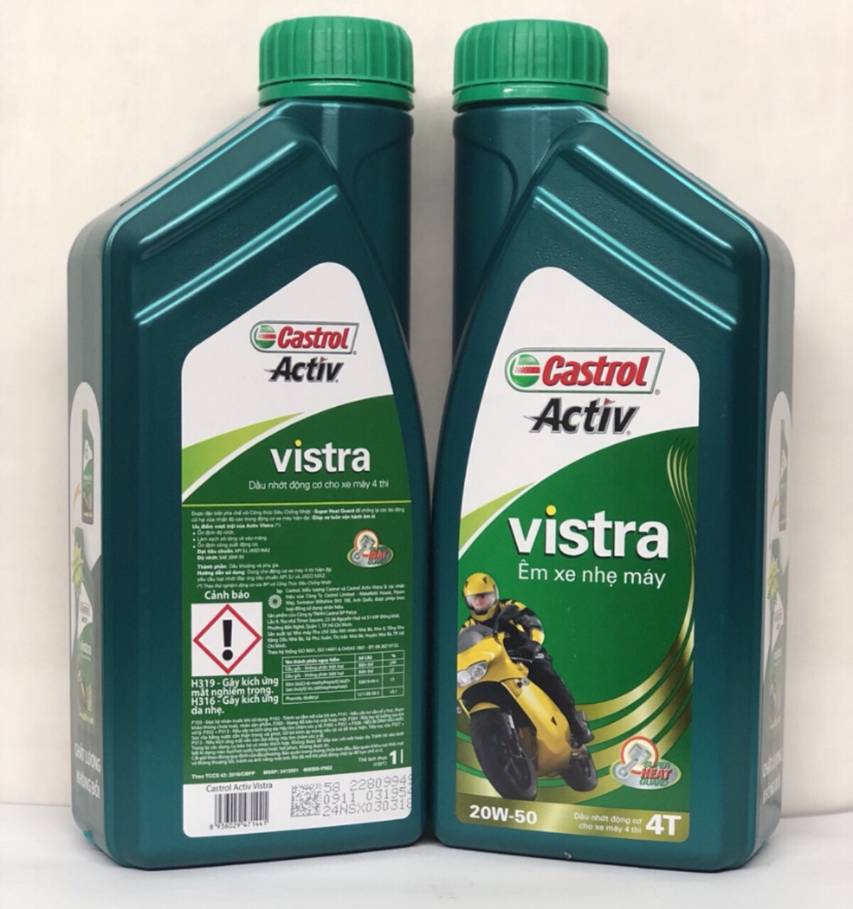 [HCM]Nhớt Castrol Activ Vistra 4T 20w50
