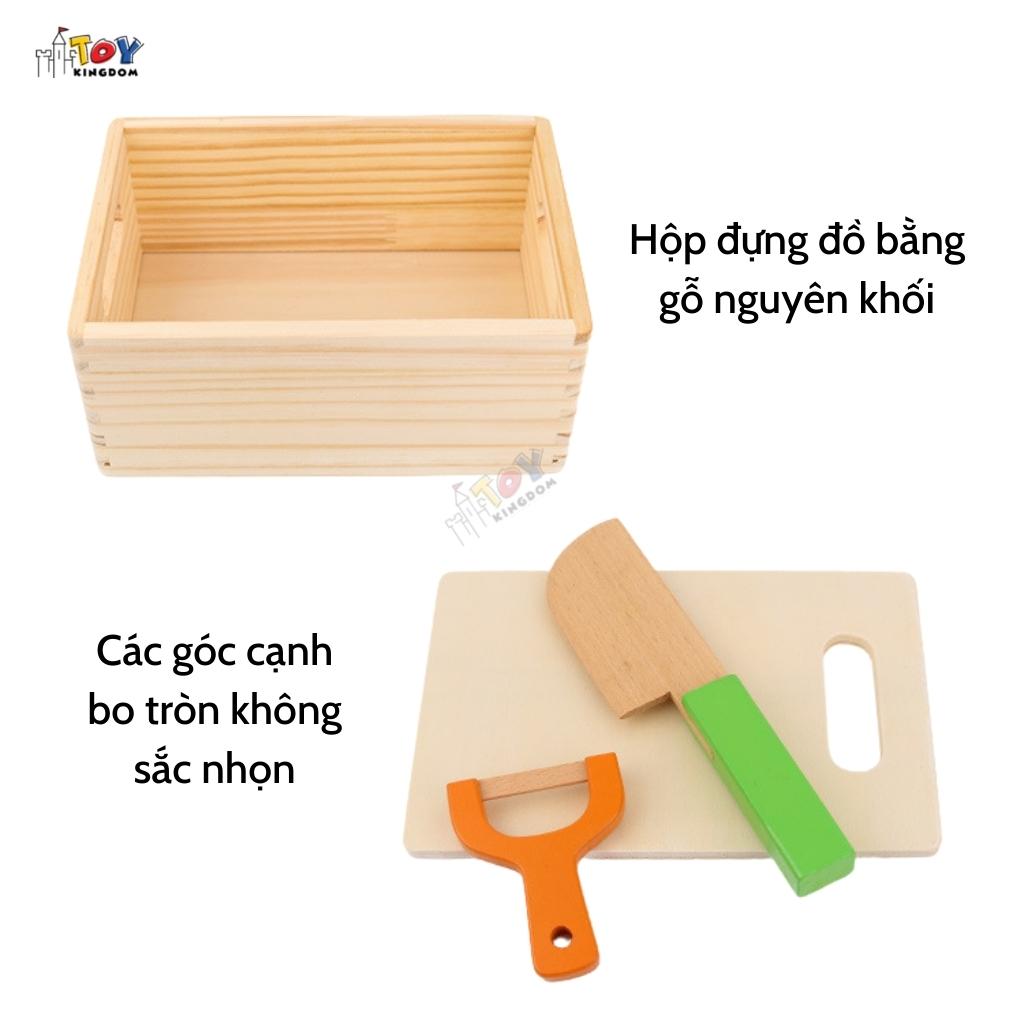 Đồ Chơi Cắt Hoa Quả Nam Châm Bằng Gỗ