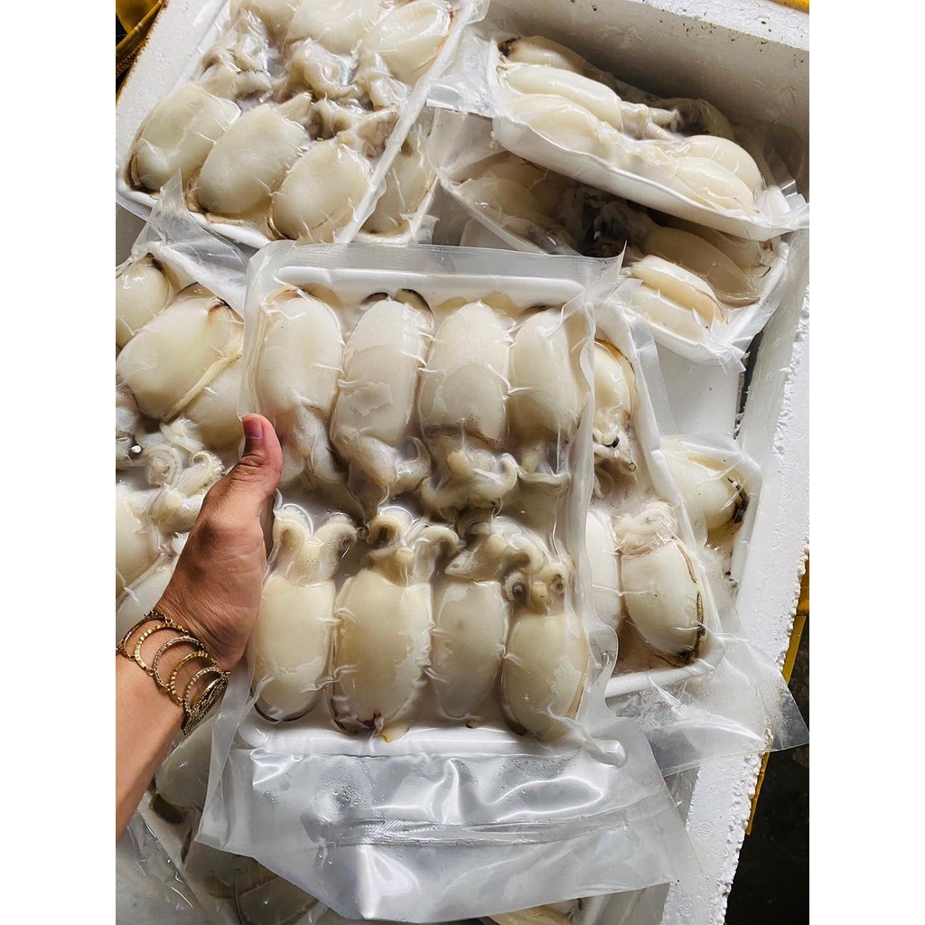 ✆  Mực Bầu 1KG ( Nang Nút)