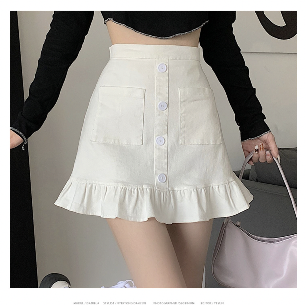 Chân váy đuôi cá nữ vải kaki V21 Semclothes