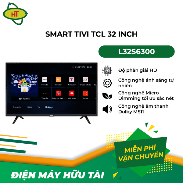 Bảng giá Smart Tivi TCL 32 inch L32S6300