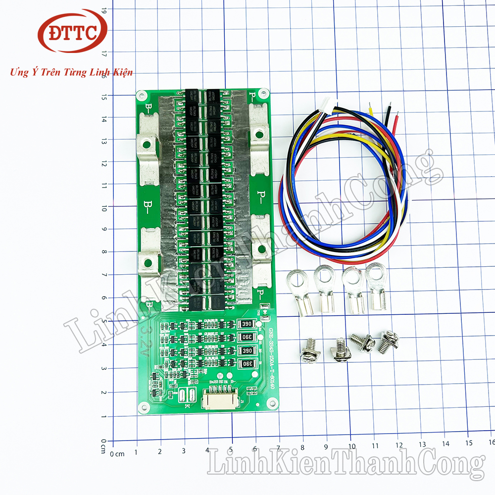 Mạch bảo vệ pin bms 4s 3.2v 150a 28 mosfet