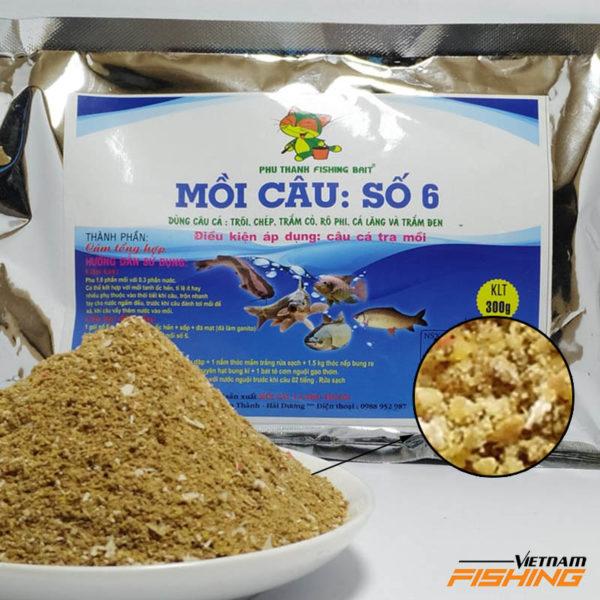 Mồi câu cá Số 6 - Mồi câu Phú Thành, mồi câu con cáo