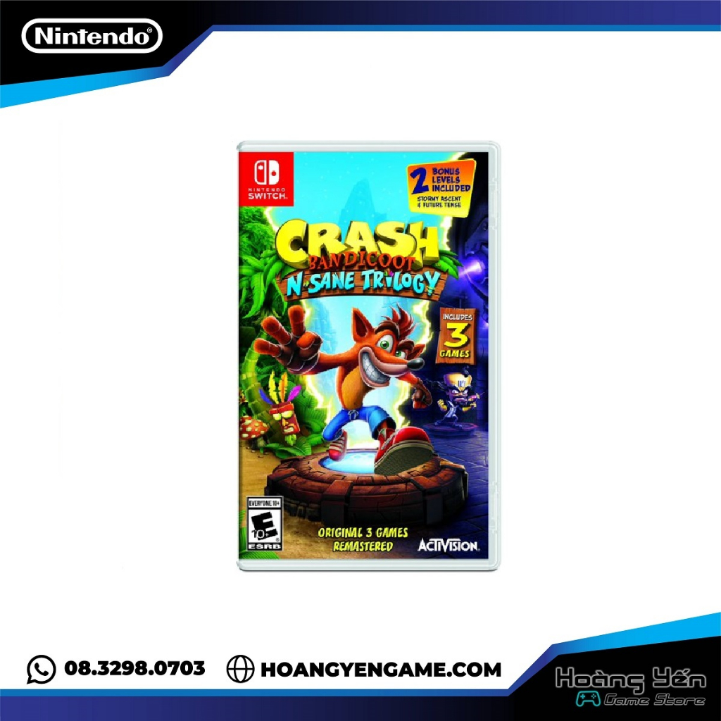 Băng Game Crash Bandicoot N. Sane Trilogy Nintendo Switch
