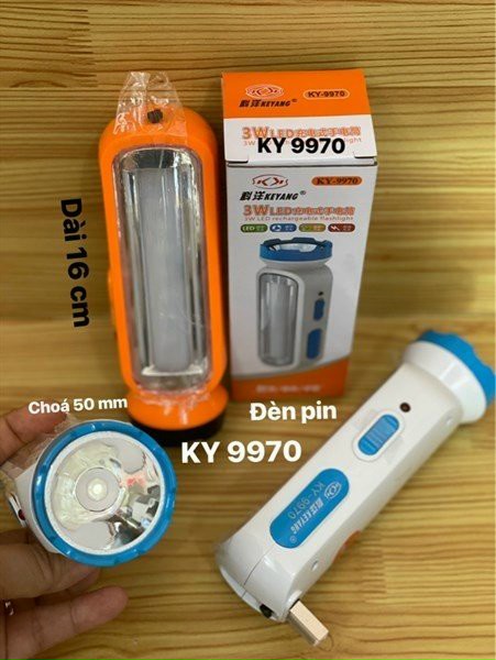 Đèn Pin Sạc 2 Chức Năng 4316 [ Nhỏ & Lớn ]