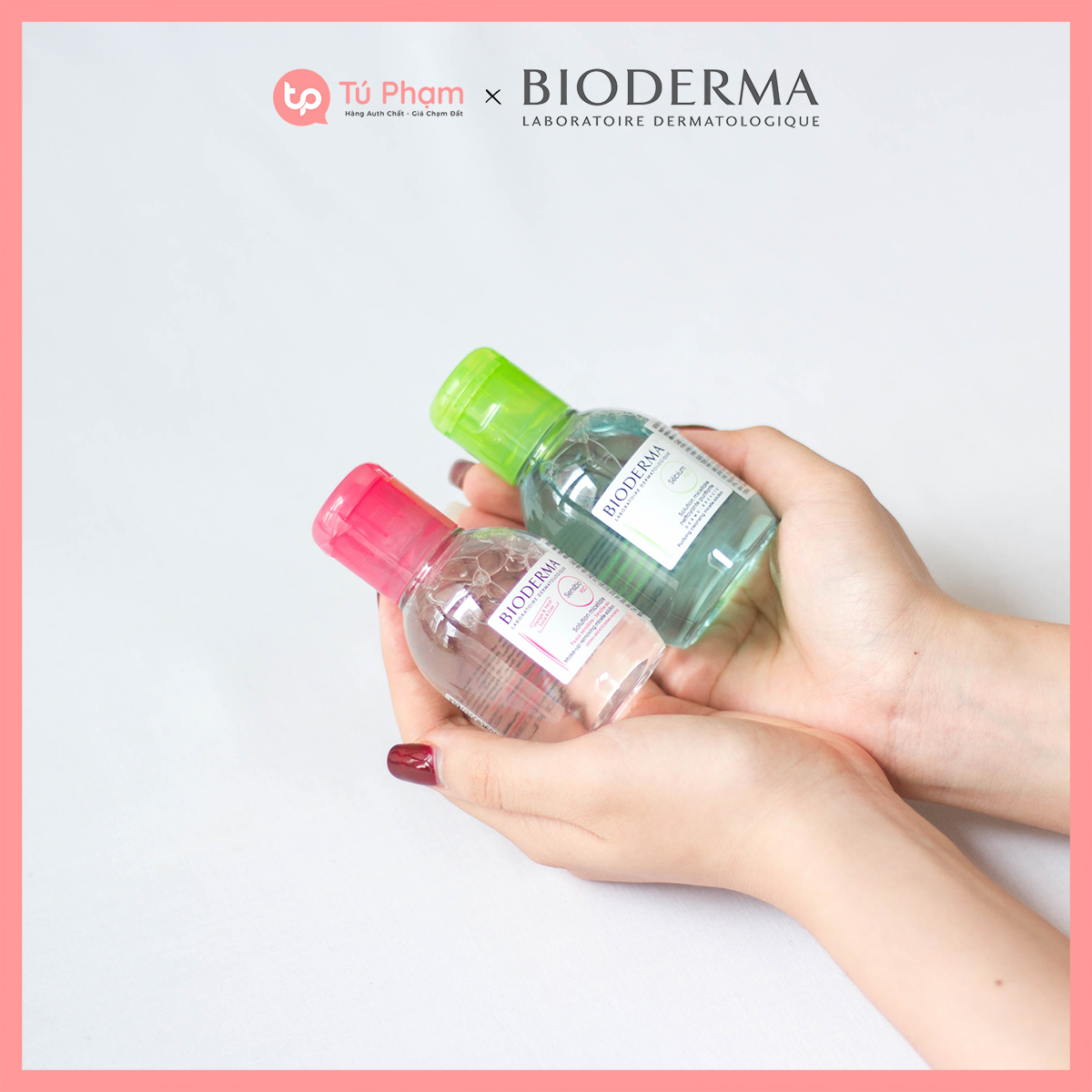 Nước Tẩy Trang Bioderma Crealine H2O Solution Micellaire Hồng