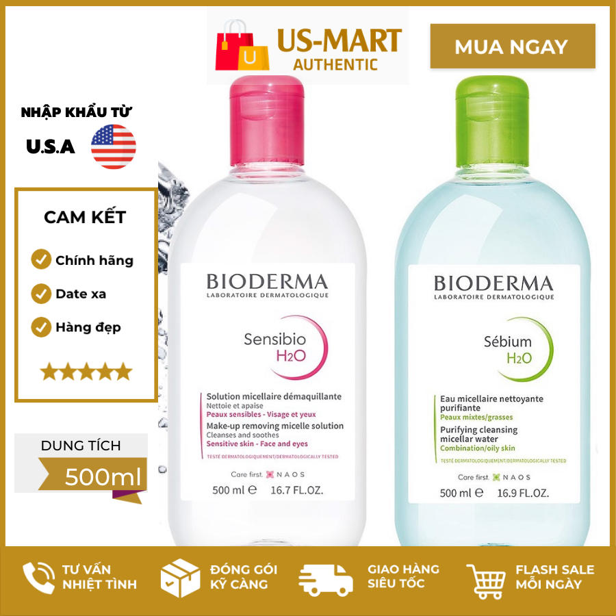 [HCM]Nước Tẩy Trang Bioderma Micellaire Solution
