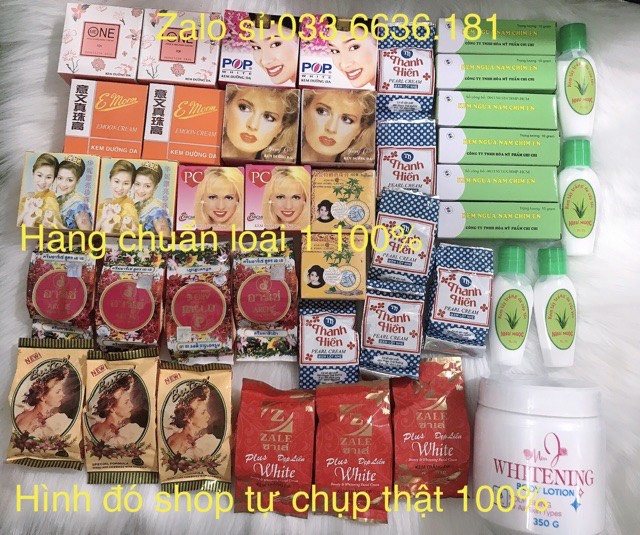 COMBO KEM TRỘN TRẮNG DA TOÀN THÂN NHANH,CHUẨN LOẠI 1