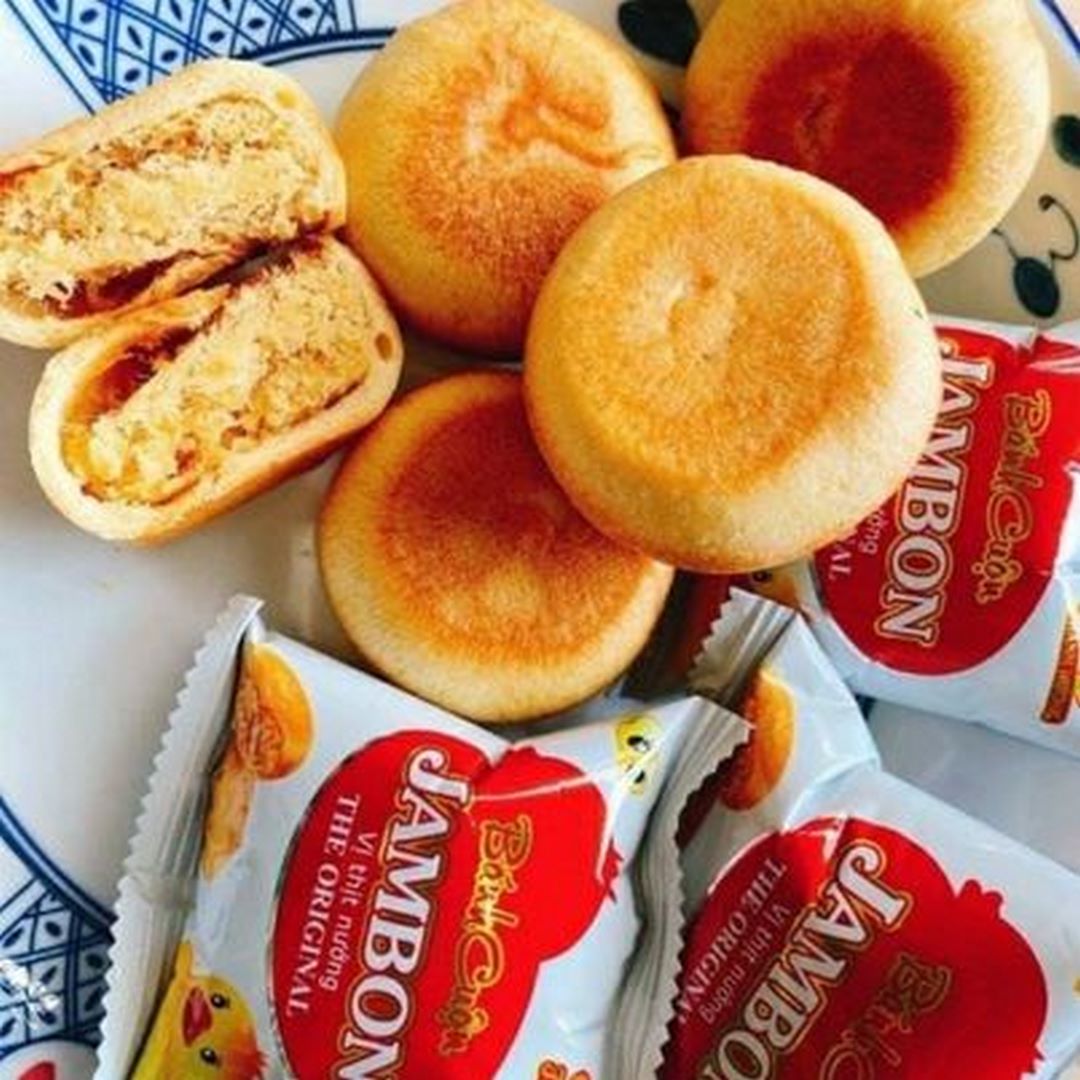 Bánh Cuộn Jambon Thịt Nướng - Siêu Ngon 100g