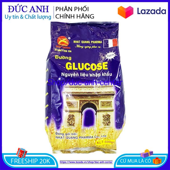 Đường glucose nguyên liệu nhập khẩu 500gam