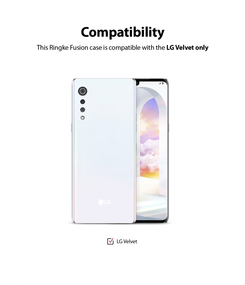 Ốp lưng LG Velvet Ringke Fusion Hàn Quốc (Ringke Fusion Case for LG Velvet)