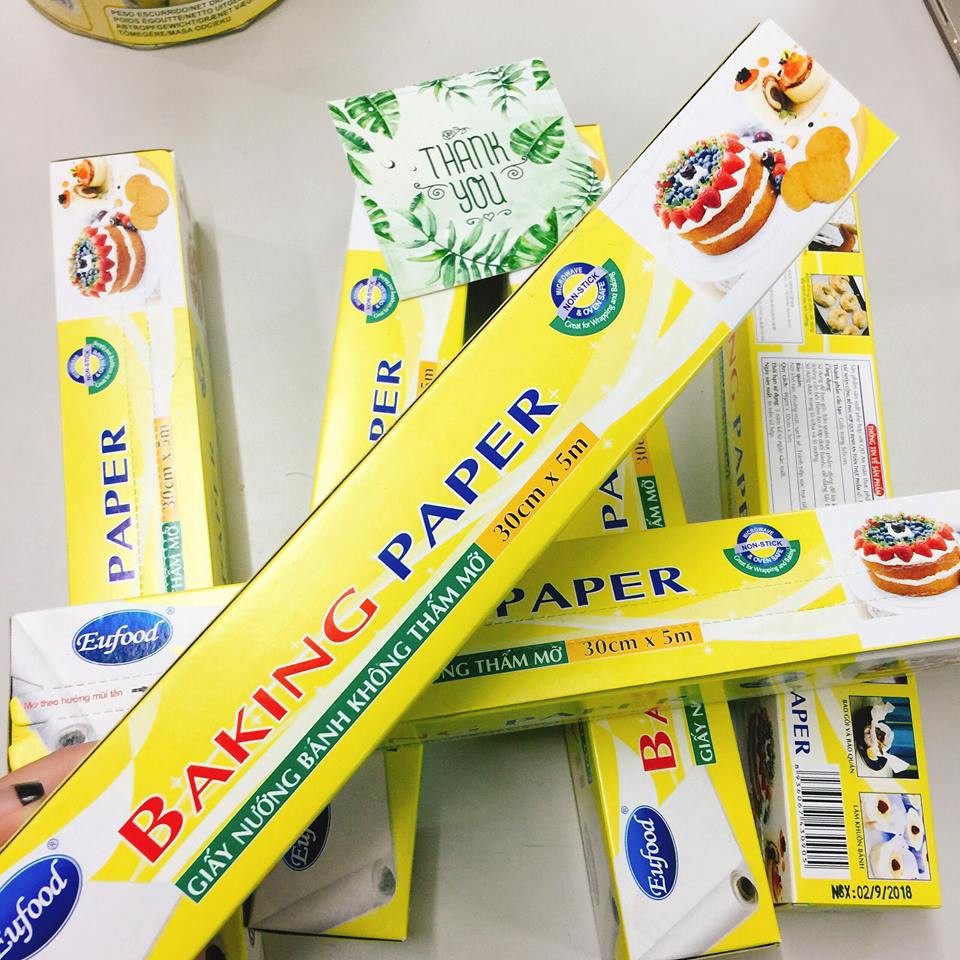 Giấy Nến Chống Dính Lót BánhVà Nướng Bánh 30cm*5m