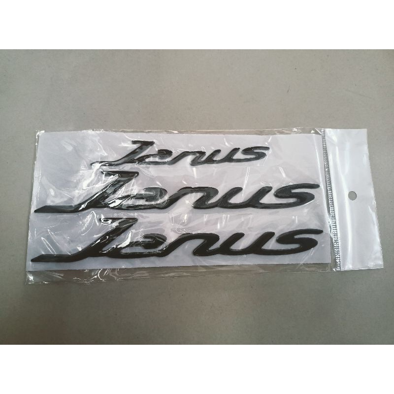 Bộ tem nổi Janus màu đen new hàng nhập Thái Lan