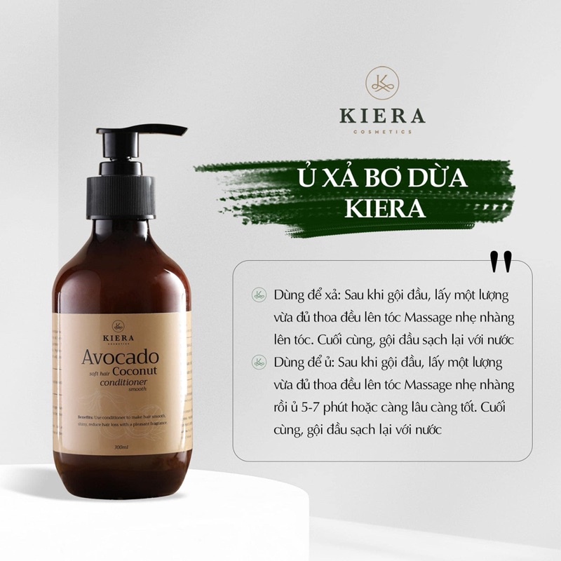 Kiera Combo Phục Hồi Tóc Và Serum Dưỡng Mi