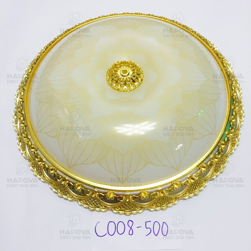 Đèn mâm ốp trần, đèn trần phòng khách HAPOVA OT C008