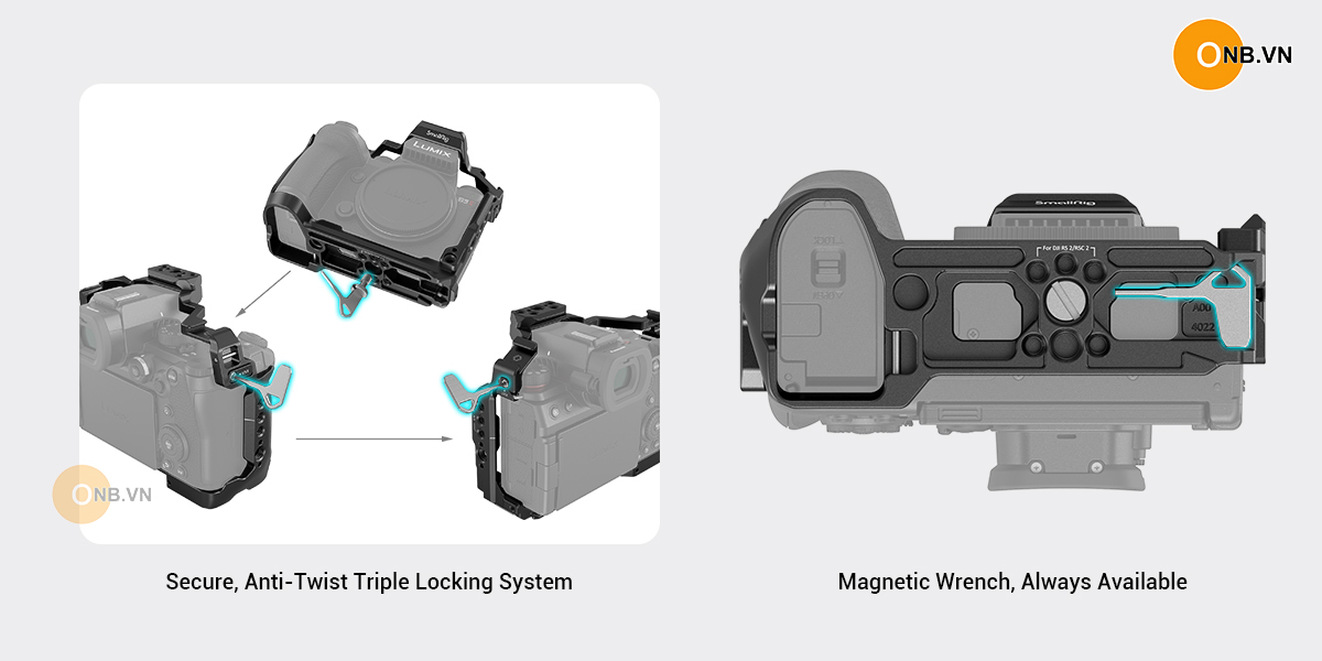 SmallRig Cage Panasonic Lumix G9II S5II S5IIX 4022