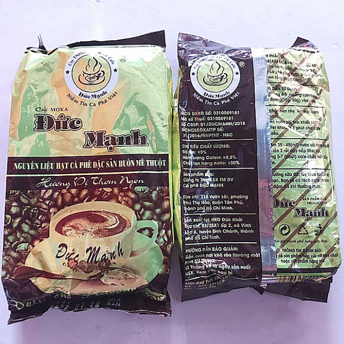 Cà phê Moka Đức Mạnh 500g