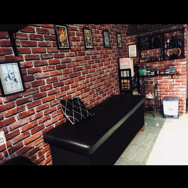 Giấy Dán Tường Giả Gạch Đỏ Khổ 1M2 [ Hàng Đẹp Kèm Ảnh Thật ]
