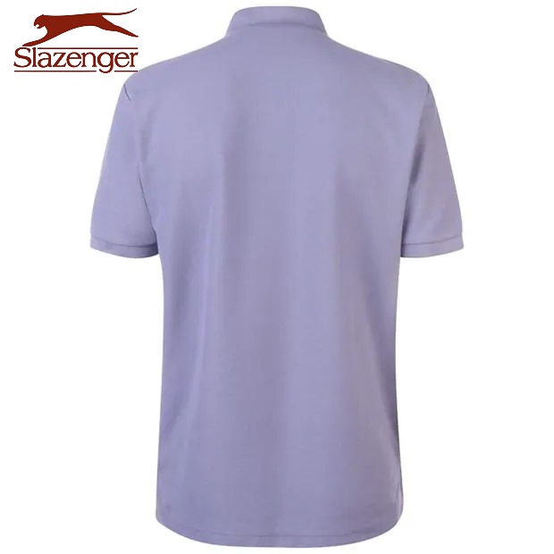 Áo Thun Polo Nam Slazenger Plain (màu Granite) - Hàng size UK