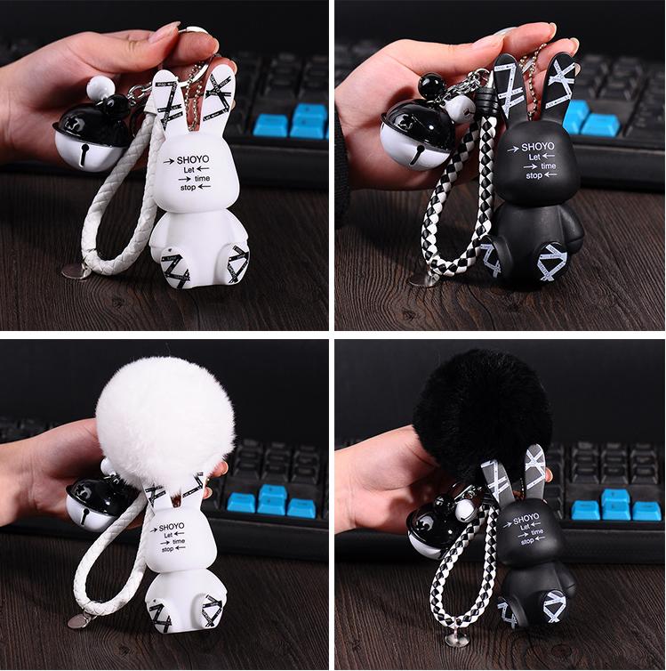 Móc khóa set thỏ phối